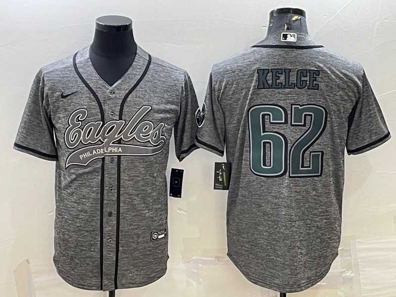 Men's Philadelphia Eagles #62 Jason Kelce Grey Gridiron Patch Cool Base Stitched Baseball Jersey,We sell and wholesale Men's Philadelphia Eagles #62 Jason Kelce Grey Gridiron Patch Cool Base Stitched Baseball Jersey on line form chian!